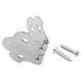 thumbnail image 1 of 3 Strings Guitar Hinge Portable Universal Musical Instrument Mounting Screws Brass Plating Tailpiece Musical Instrument Components Accessories with Mounting Screws, 1 of 7