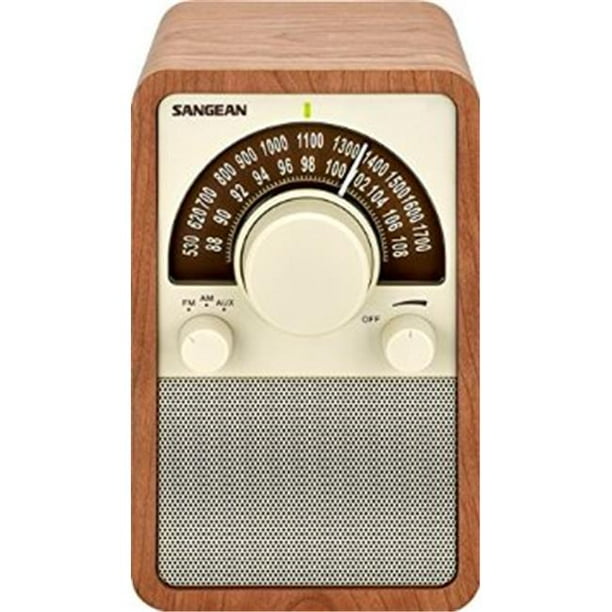 AM and FM Table Top Wooden Radio,Walnut