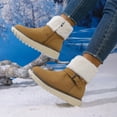 thumbnail image 6 of Gamivast Winter Boots for Women Wide Width Outdoor Fleece Lined Warm Ankle Booties Casual Fuzzy Platformed Snow Boots with Non-Slip Comfortable Thermal Slip-on Shoes, 6 of 6