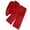 Red, variant on Odeerbi 8-12 Years Kids Boys Girls Cotton Outfits Long Sleeve Shirt Wide Leg Pants Set Spring Solid Color Lapel Shirt Extended Pants Two-piece Set Kids Boys Girls Clothes
