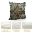 thumbnail image 4 of RUIYC Throw Pillow Cover Italian Pattern Tile Square Pillowcases Geometric Vintage Abstract Artwork Colorful Decorative Modern Cushion Cover Home Decor, 4 of 5