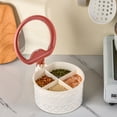 thumbnail image 4 of Caja de condimentos, contenedor de almacenamiento de condimentos, para almacenar especias, sal, azúcar, también se puede utilizar para almacenar dulces pequeños, nueces, 4 of 5