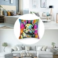 thumbnail image 5 of nygtbtfer Animals Throw Pillow Covers Decorative Set of 2 Portrait Pillow Cases Modern Square Pillowcases Cute Throw Cushion Case for Bed Car Living Room White, 5 of 7