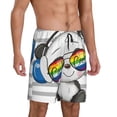 thumbnail image 2 of Fotbe Panda with Sun glasses Pajama Shorts for Men, Men's Pajama Bottoms, Sleepwear,Short Pajama Pants-4X-Large, 2 of 9