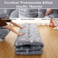 thumbnail image 4 of Garvee Japanese Style Floor Mattress for Adults Full Size, Floral Printed Sleeping Mattress Pad, 4 of 6