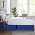 thumbnail image 2 of SGI Bedding 16 Inch Pleated Bed Skirt | Microfiber Bed Skirt | Fade Resistant, Wrinkle Free, Anti-static, Decorative, Extra Storage Space, Clutter-Free | California King, Egyptian Blue, 2 of 6