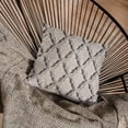 thumbnail image 5 of Plutus Brown Beige Diamond Animal Faux Fur Luxury Throw Pillow - Double sided 20" x 30" Queen, 5 of 7