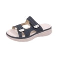 thumbnail image 3 of Norvail Womens Orthopedic Arch Support Open Toe Sandals, Wide Foot Sandals for Women Dressy, Non Slip Comfortable Walking Slippers for Summer Beach Vacation, 3 of 7