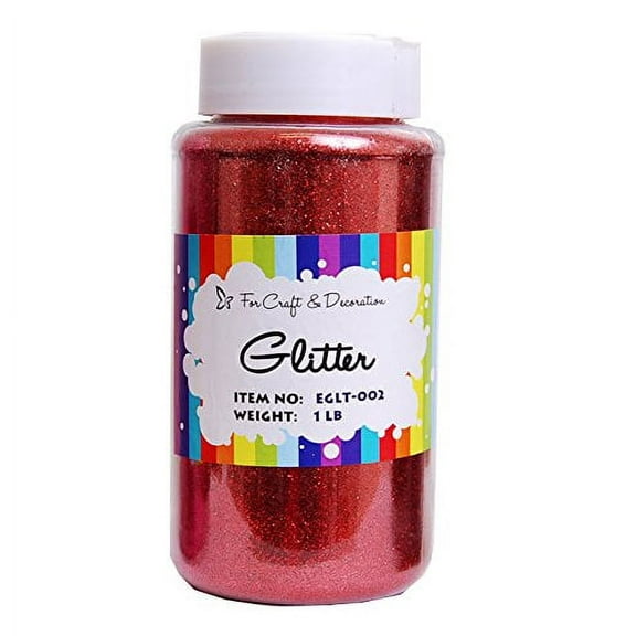 Craft and Party, 1 pound bottled Craft Glitter for Craft and Decoration