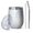 White-1, variant on Floral 12oz Stainless Steel Insulated Wine Tumbler with Lid and Straw – Double Wall Vacuum Mug for Hot & Cold Drinks, 304 Steel Interior, Sweat-Free Design,Thanksgiving,Christmas, Spring,Flower