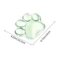 thumbnail image 3 of Cat Claw Mouse Pad Silicone Transparent Wrist Rest 12x10cm Ergonomic Soft Cool Desk Pad Anti Slip Non Deform for Office Gaming Computer Laptop Hand Support Home School, 3 of 5