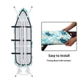 thumbnail image 4 of Kuiaobaty Sea Turtle Starfish Coral Pattern Ironing Board Cover Scorch Resistant Ironing Table Cover with Hook and Loop Fastener Strap and Elastic Edge Home & Kitchen Accessories, 4 of 5