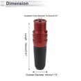 thumbnail image 4 of 10.5mm Motorcycle Slider Frame Aluminum Alloy Plastic Wheel Fairing Protection Crash Pad Protector Guard 44mm 150mm Bolt Red 1 Set, 4 of 7