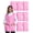 7 Pack - Pink, variant on Fiykzur Unisex Cobbler Apron with 3 Pockets, Blank No-Logo for DIY,Smock Vest Apron,for Cooking,Kitchen,Garden,Cleaning,Art