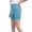 Blue., variant on Akafmk High-Waist Butt-Lifting Yoga Shorts,Solid Color Athletic Bottoms with Pockets,Ideal for Running and Fitness (Toddler Girl's or Girl's)