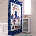thumbnail image 4 of Happy 4 th of July Gnomes Shower Curtain, Memorial Day American Flag Shower Curtain Set with Hooks, Summer Waterproof Fabric Shower Curtains for Bathroom Decor, 36x72 Inch Bath Curtain, 4 of 6
