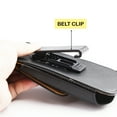 thumbnail image 3 of Premium Belt Clip Holster Phone Cover for Men, Strong Durable Magnetic Closure Belt Loop Carrying Case for 6.5 inch Phones, 3 of 6