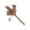 Gray, variant on NookHive Natural Silvervine Gall Cat Wand - Interactive Teasing Toy with Feather, Cat Tickling Stick Toy for Exercise, Reduces Anxiety, Durable Stick for Chewing,Yellow