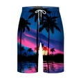 thumbnail image 4 of Njoeus Men's Swim Trunks Swimsuit Mens Fashion 3D Print Swim Board Short Bathing Suit Men Hawaiian Beach Shorts with Pockets Elastic Waist S-6XL (Available in Big & Tall Size), 4 of 4