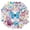 1A-35pcs, variant on 35pcs-70pcs Decorative Stickers Butterfly Stationery Stickers Floral Graffiti Decals for Laptops Suitcases