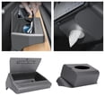 thumbnail image 2 of Set of 2 Car Tissue Boxes Hidden Parking Sign Fits for Model S Model Y Decor Soledad Bandeja de almacenamiento del centro del automóvil, 2 of 6