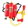 thumbnail image 4 of Mochila de bombero, juguete acuático, rociador de agua, extintor, para verano y exteriores. Pulverizador amarillo, 4 of 9