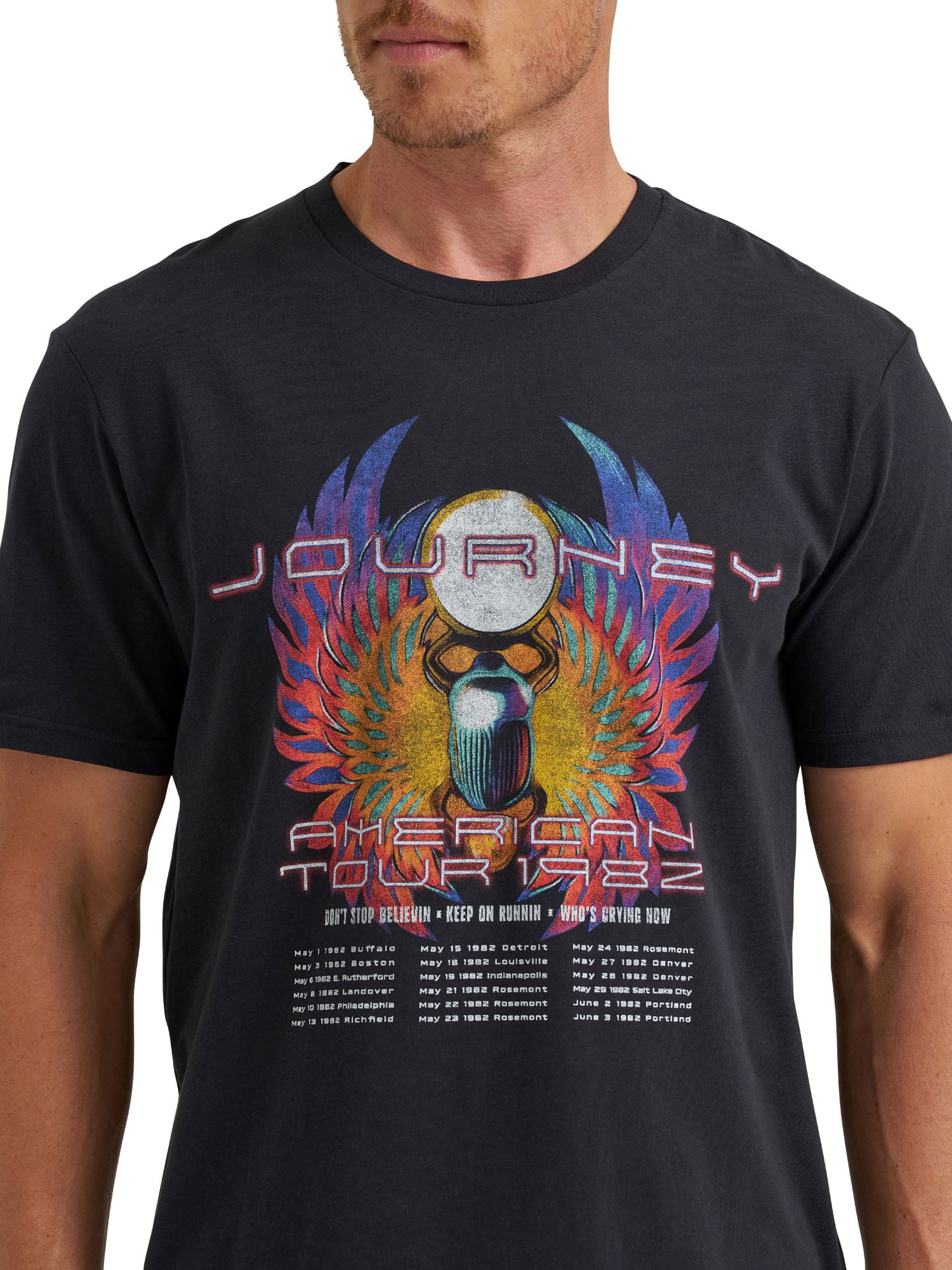 Wrangler® Men's Short Sleeve Journey Graphic Band Tee, S-3XL