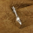 thumbnail image 6 of 925 Sterling Silver Lovely Musical Pendant Cute Guitar Model TA335 Small Size Pendant Only, 6 of 7