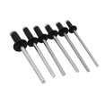 thumbnail image 4 of 120 unids/set M2.4 M3.0 M3.2 M4 remaches ciegos de aluminio negro decoración de uñas remaches compatibles con muebles Asso, 4 of 5
