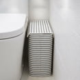 thumbnail image 2 of AYktou 22L Toilet Paper Storage Holder, 17.3×13×5.9 Inch Convenient Foldable Fabric Toilet Paper Baskets with Lid, Waterproof Freestanding Bathroom Organizer Box for Towels and Toiletries, 2 of 7