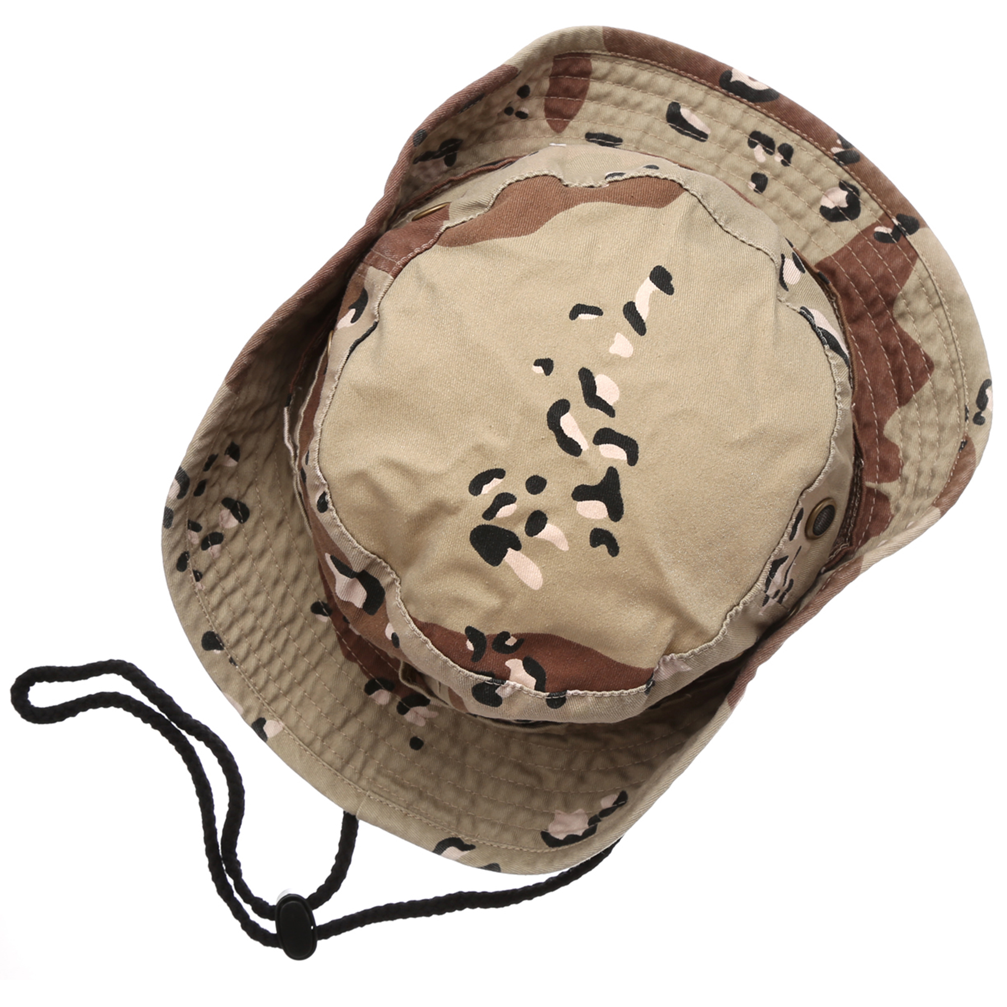 Summer Outdoor Boonie Hunting Fishing Safari  Bucket Sun Hat with adjustable strap - image 4 of 5