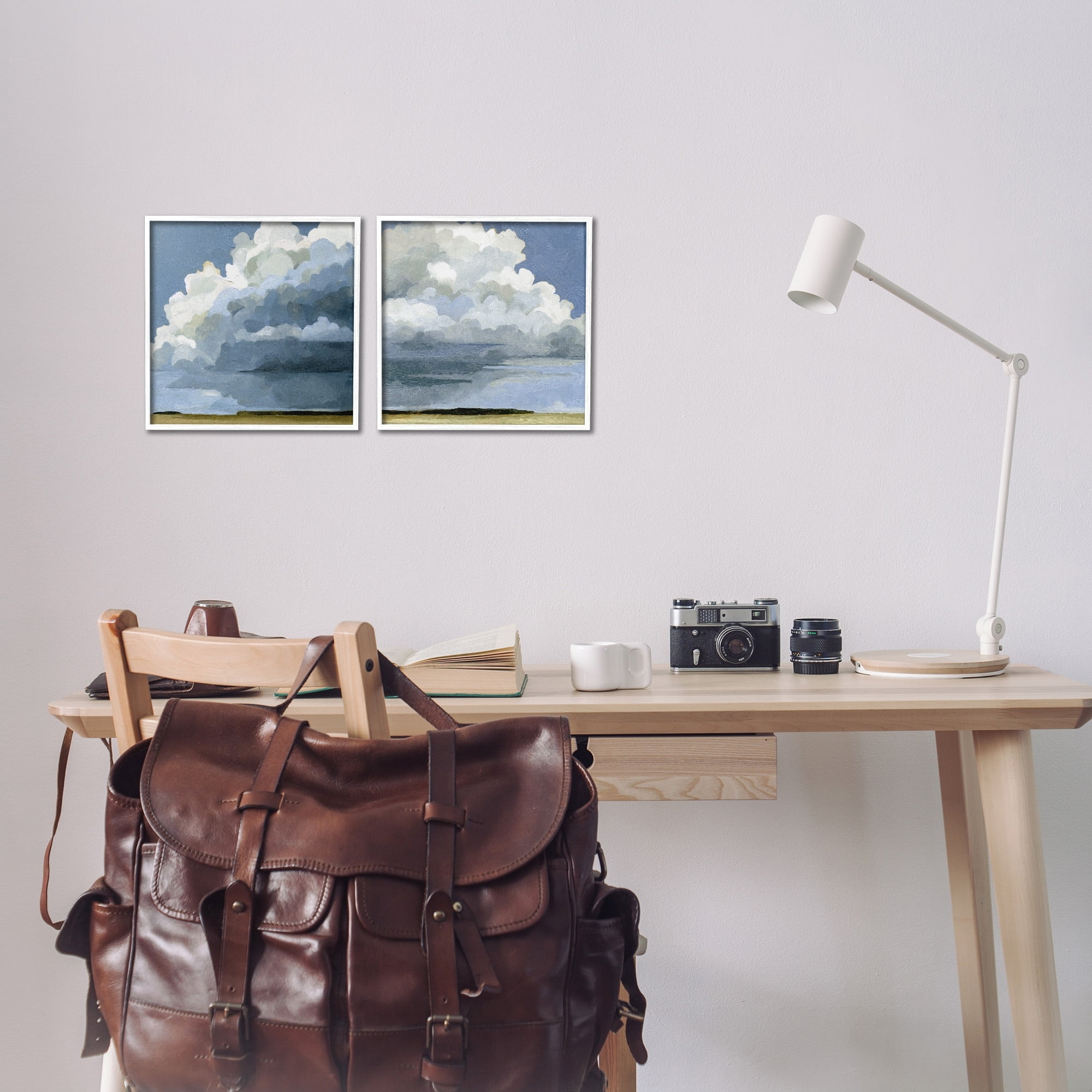 Stupell Industries Sublime Outdoor Weather Landscape Cloudy Sky Painting,12 x 12, Design by Emma Caroline