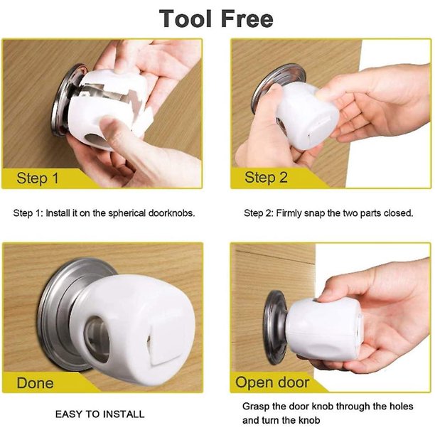 Couvercle De Bouton De Porte De Couverture -5 Pcs Enfants Scurit De Porte Gant Porte Poigne Boutons Couvrent Enfants Couverture Banban