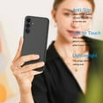 thumbnail image 6 of Cell Phone Basic Cases for Galaxy A16 5G, Liquid Silicone Gel Rubber Shockproof Case Ultra Thin Slim Matte Surface Cover for Samsung A16 6.7 inch (Black), 6 of 6