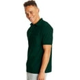 thumbnail image 2 of Hanes EcoSmart Men's Pocket Polo Shirt, 2-Pack Deep Forest XL, 2 of 3