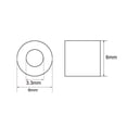 thumbnail image 2 of Unique Bargains M3 Aluminum Sleeve Crimp Tool 3mm Steel Wire Rope Button Stop 5 Pcs, 2 of 2
