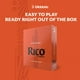 thumbnail image 4 of Cañas para clarinete bajo D'Addario Rico REA1035 Strength 3.5, paquete de 10, 4 of 5