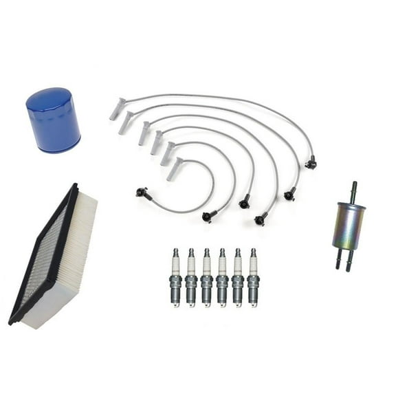 Ignition Wires Spark Plugs Air Oil Gas Filters for 08-2011 Ford Ranger 4.0L