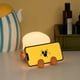 thumbnail image 5 of Soporte para teléfono con luz de dibujos animados, carga USB, forma de tostada, para dormitorio, mesita de noche, luz ambiental, 5 of 13