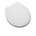 Proflo Pftswec1000 Round ClosedFront Toilet Seat Off White
