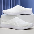 thumbnail image 4 of GEZHEN Women's Shoes Aliexpress Sports Loafers Woven Casual Elderly Sock Mouth Mom Soft Orthopedic Breathable Go Walking Slip On Foam Arch Support Hands In Sneakers Non Slip Low Top Platform Shoes, 4 of 9