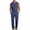 Navy, variant on LEKWK Men Linen Sets Outfits 2 Piece Sleeveless Button Down Collared Tops and Tie Waist Straight Leg Pants Lightweight Summer Fashion Beach Vacation Outfits