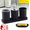 Black(5PCS), variant on 5 Piece Bathroom Accessory Set With Soap Dispenser Pump, Toothbrush, Tumbler And Soap Dish