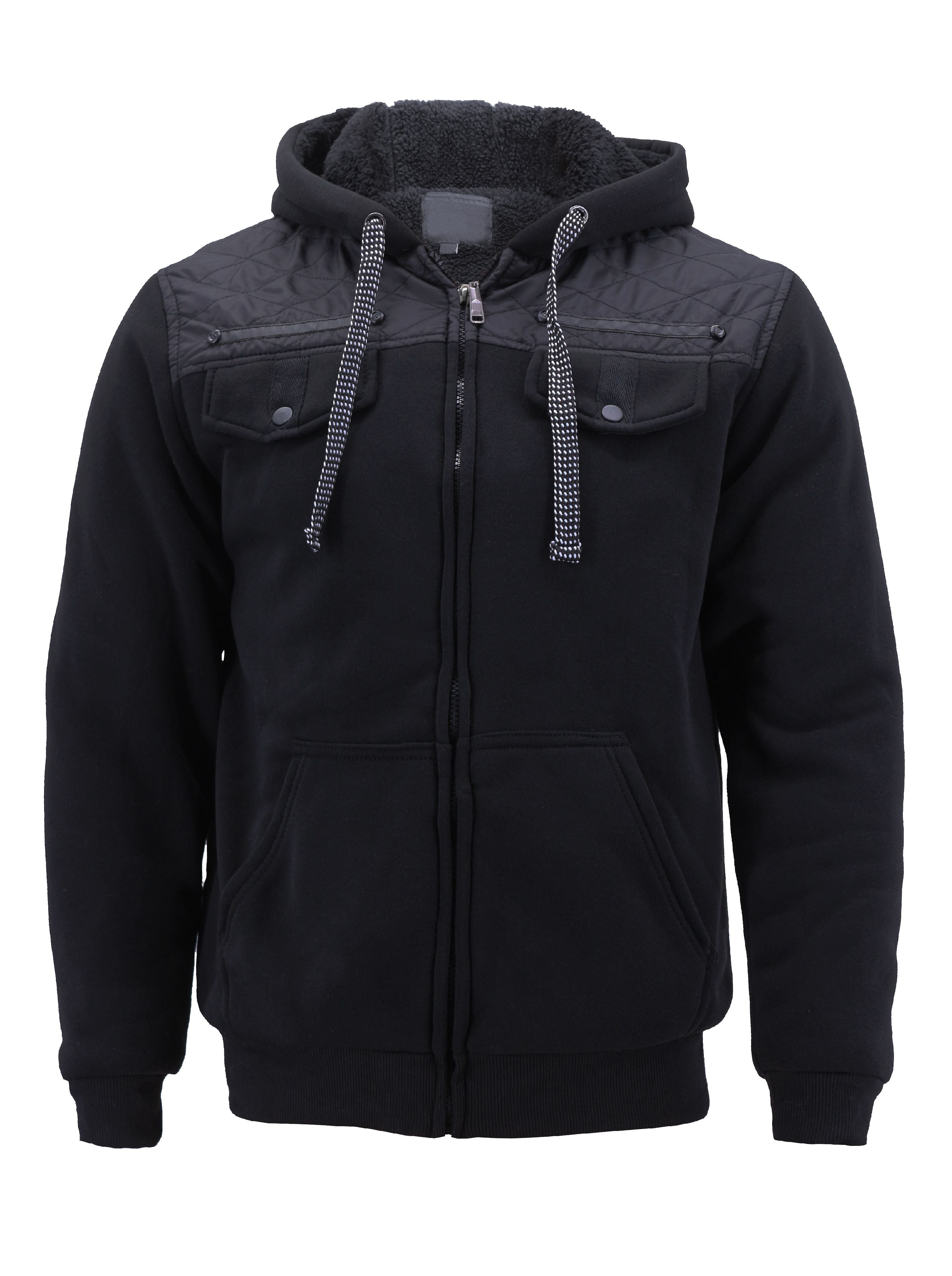 Boy’s Soft Sherpa Lined Juniors Youth Fleece Sweater Kids Zipper Hoodie