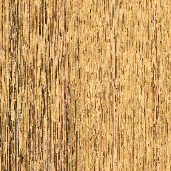 Ahgly Company Indoor Square Abstract Brown Modern Area Rugs, 8' Square