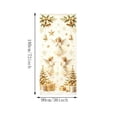 thumbnail image 3 of Christmas Moisture-resistant and Stain-resistant Door Cover, 72x36 Inch Angel Banner Ornament for Holiday Indoor Outdoor Party Decoration (Beige), 3 of 5