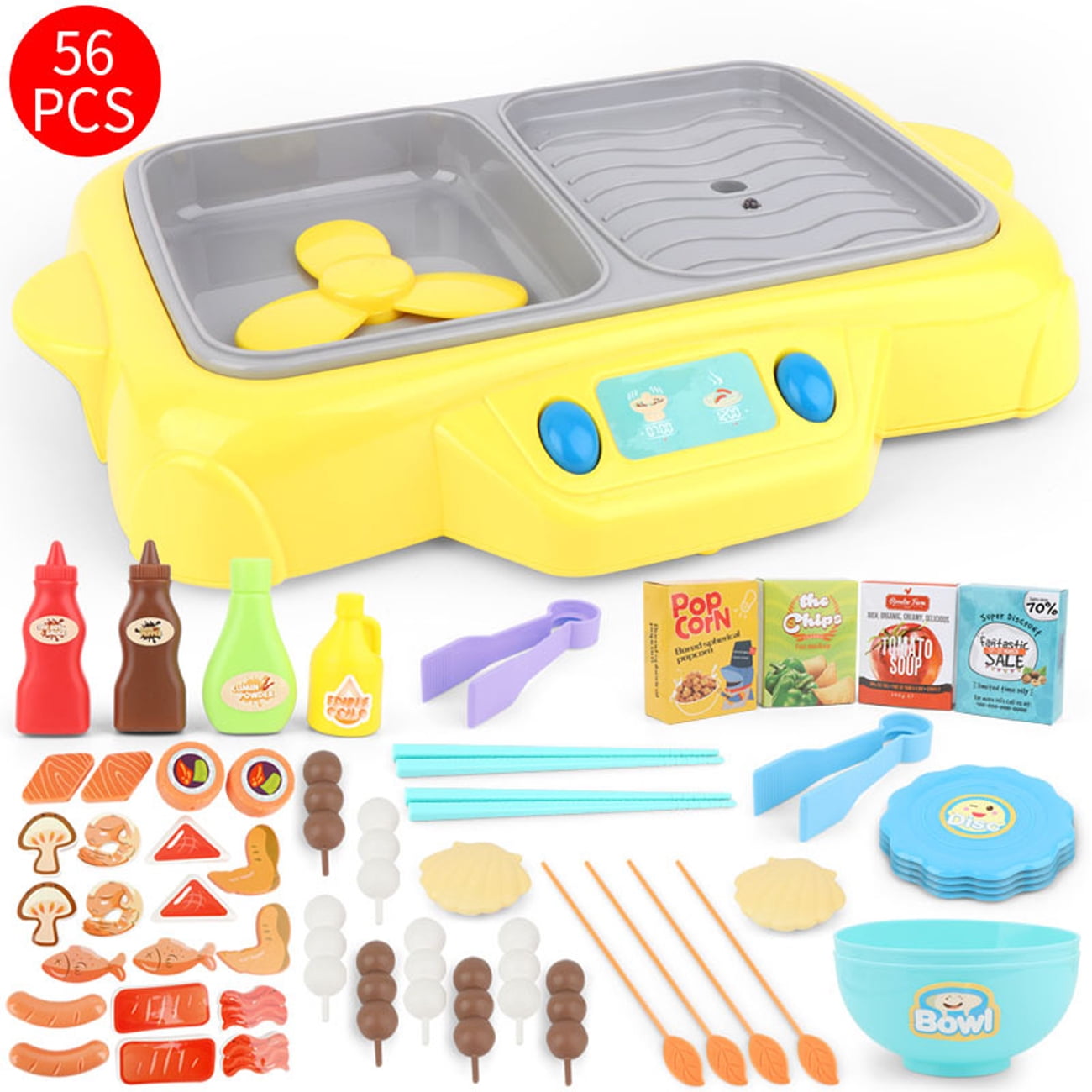 Details about   BBQ Simulation kitchen toys,hot pot spray Barbecue toy set,cooking game White 