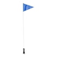 thumbnail image 1 of CIMAXIC 1 Set Bike Safety Flag Adjustable Pole Children's Tail Triangular Adjustable Flag,78.74"X10.83"X0.39", 1 of 4