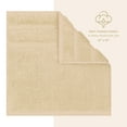 thumbnail image 4 of American Soft Linen Luxury 4 Piece Washcloth Set, 100% Cotton Turkish Washrags and Washcloths, Beige, 4 of 6