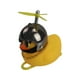 thumbnail image 2 of Pato Decorativo Amarillo Con Casco Cromado Plateado, 2 of 4